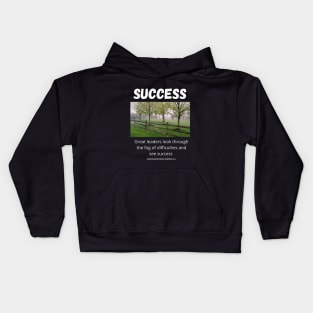 Inspirational Quote About Success Kids Hoodie